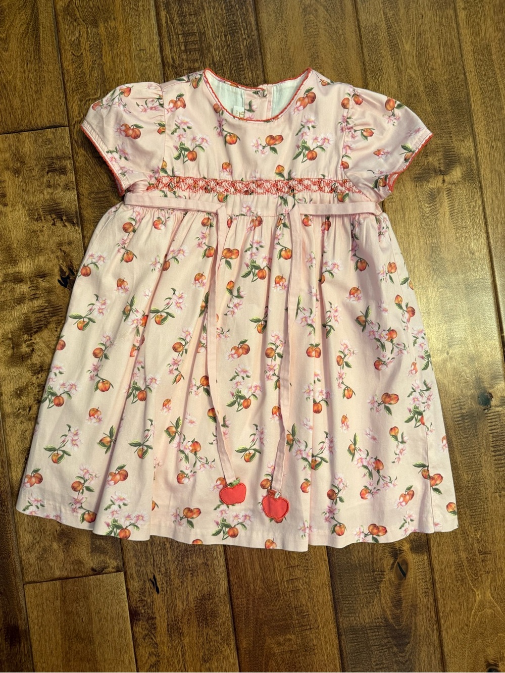 Dondolo pink apple dress 4t